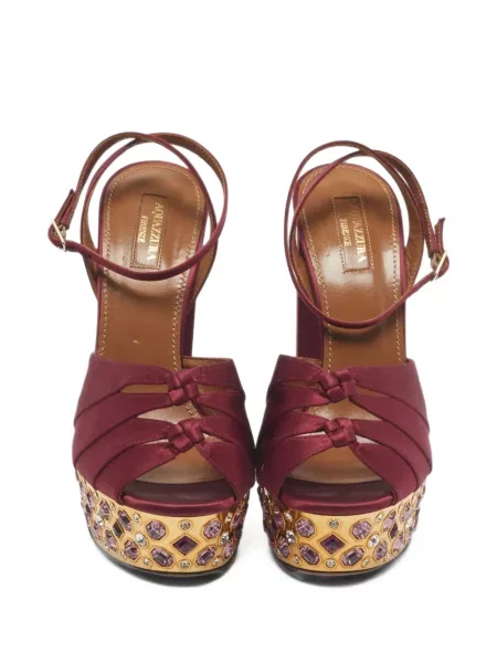 Σανδάλια Aquazzura μωβ