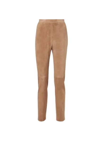 Spodnie Max Mara brązowe