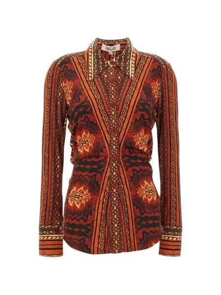 Košulja Dvf Diane Von Furstenberg s printom crvena