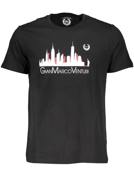 Tricou Gian Marco Venturi scurt negru