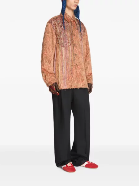 Cămașă Dries Van Noten portocaliu