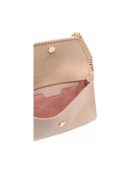 Portfel Stella Mccartney skórzany beżowy