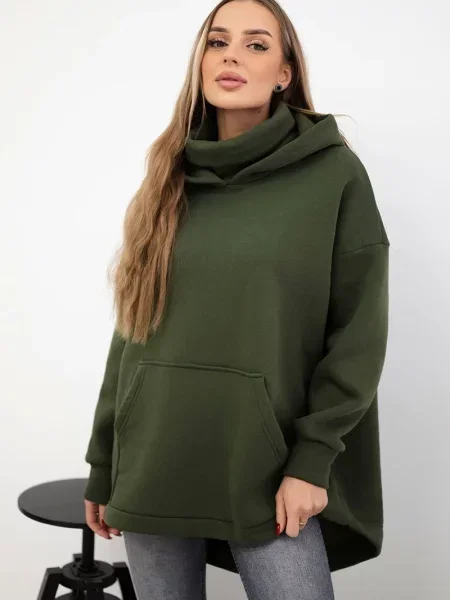 Bluza Kesi ocieplana khaki