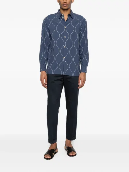 Pantaloni chino Cenere Gb albastru