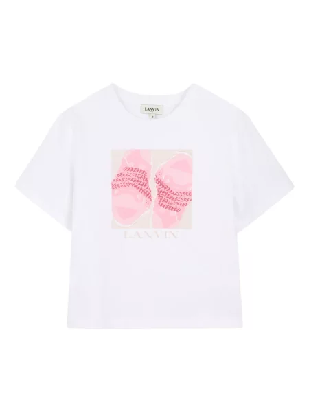 Koszulka dziecięca Lanvin Enfant biała