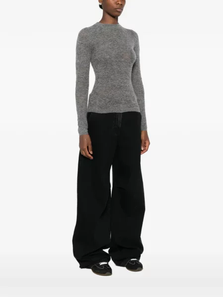 Lung pulover Brunello Cucinelli gri