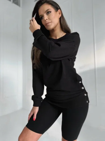 Mikina s kapucňou Edoti čierna