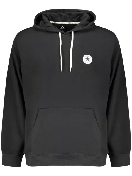 Pulover Converse s kapuco črna