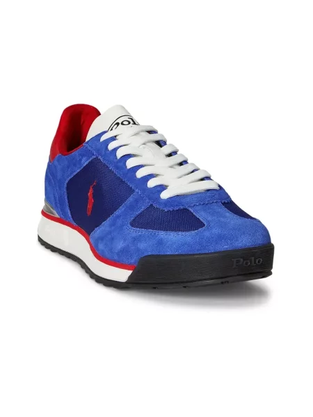Sneakersy Polo Ralph Lauren zamszowe niebieskie