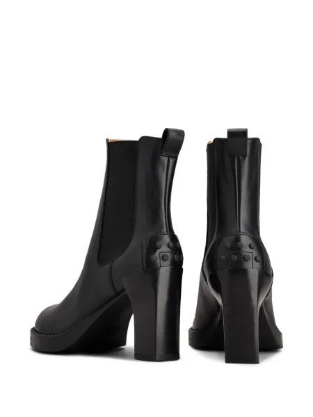 Botine chelsea Tod's din piele negru