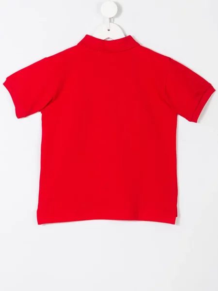 Koszulka polo dziecięca Comme Des Garcons Play czerwona
