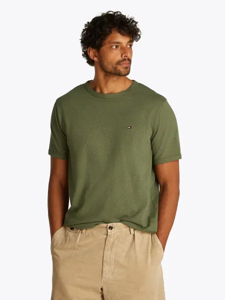 TOMMY HILFIGER Tricou oliv