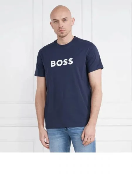 BOSS BLACK Tricou | Relaxed fit negru