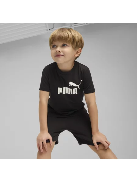 PUMA Dziecięca koszulka ESS z logo No. 1 Odzież czarny