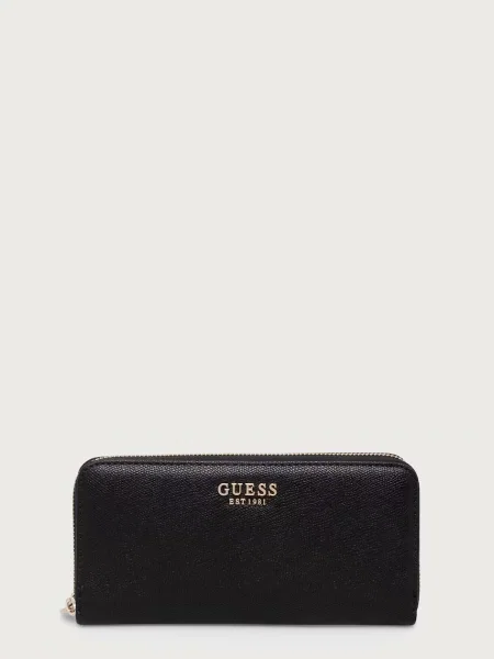 Guess portofel pentru femei cu imitație de piele AMORETTE negru