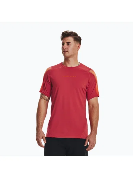 Tricou de antrenament pentru bărbați Under Armour HG Armour Nov Echipat roșu