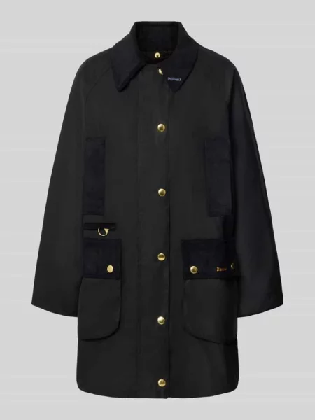 Kurtka funkcyjna w kroju regular fit z czystej woskowanej bawełny Barbour czarna