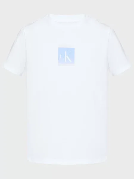 Класична футболка Calvin Klein Jeans біла
