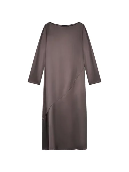 Rochie midi Emporio Armani maro