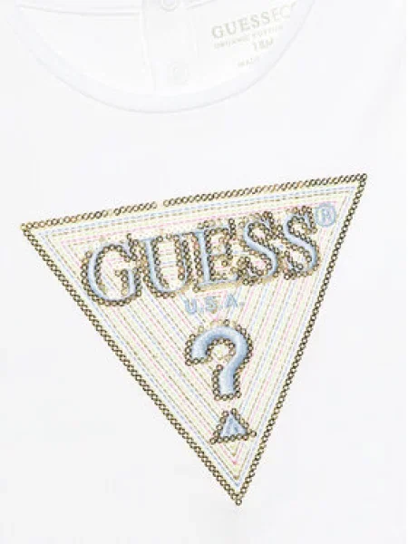 Dětské tričko Guess bílé
