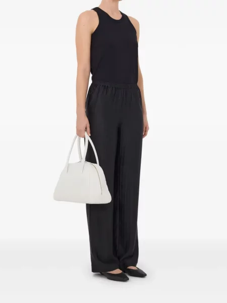 Pantaloni Loulou De Saison cu dungi negru