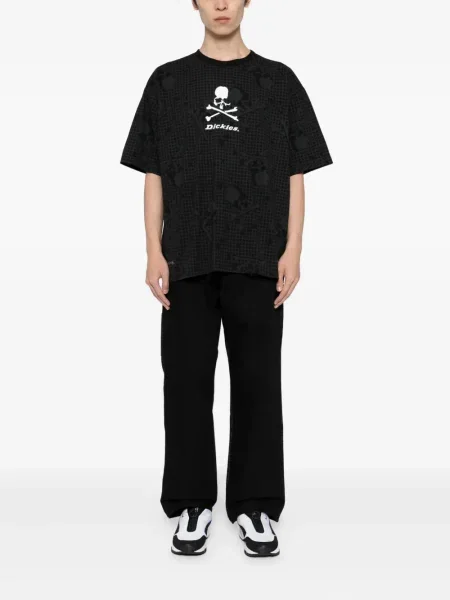 Pantaloni Mastermind Japan cu imagine negru
