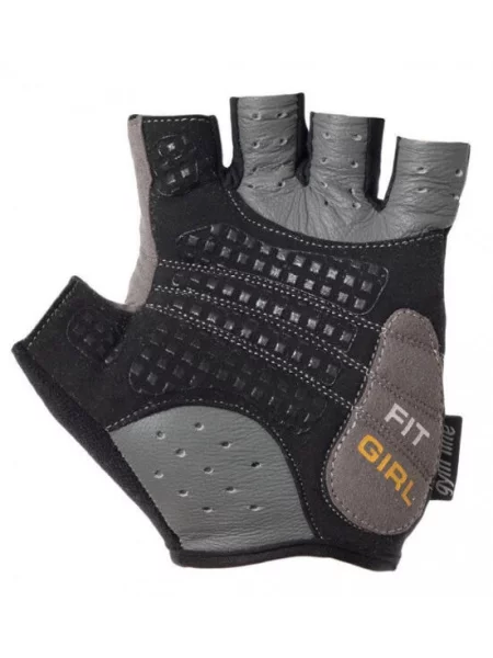 Rękawiczki fitness damskie POWER SYSTEM Fit Girl szare