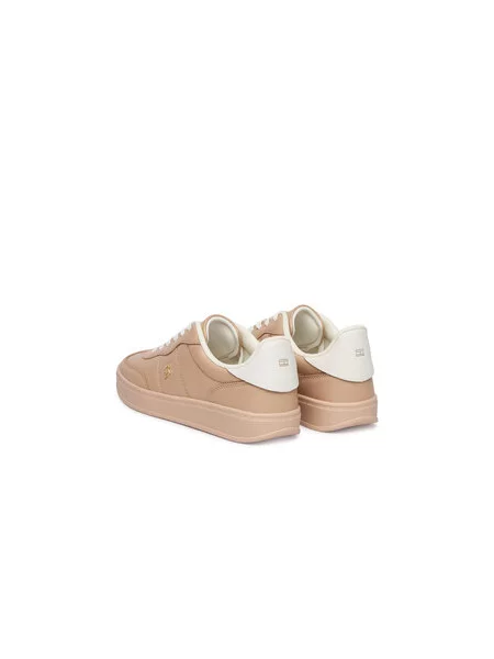 Tommy Hilfiger Tenisice Th Heritage Shiny Sneaker bež