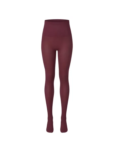 Punčocháče Swedish Stockings s vysokým pasem červené