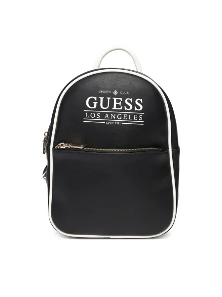 Раница Guess FANCY дамска малък с принт черно