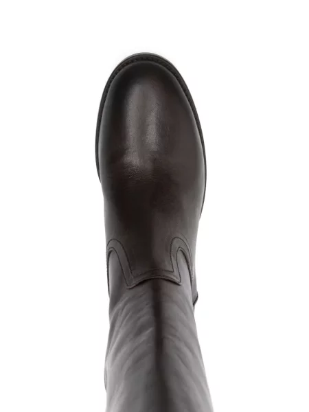 Botine Curiositè din piele cowboy maro
