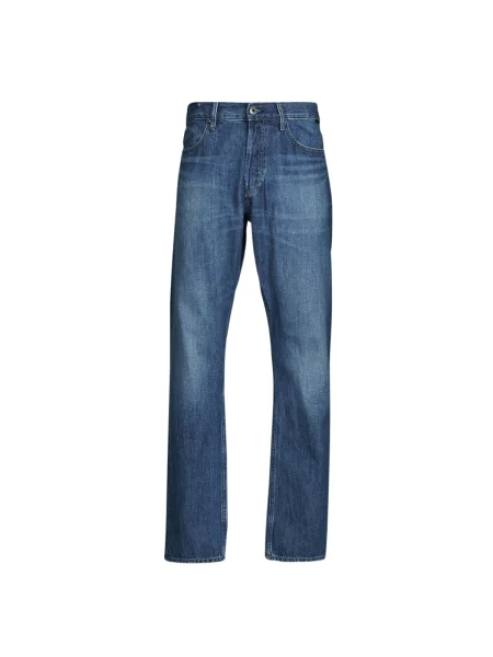 Ravne kavbojke G-star Raw modra