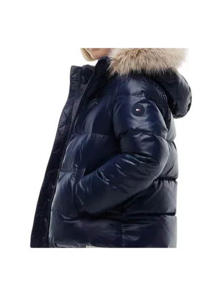 Geacă copii Tommy Hilfiger albastru