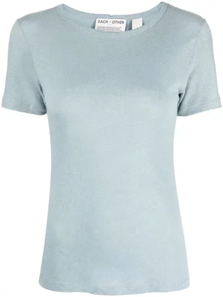 Tricou Each X Other cu decolteu rotund albastru