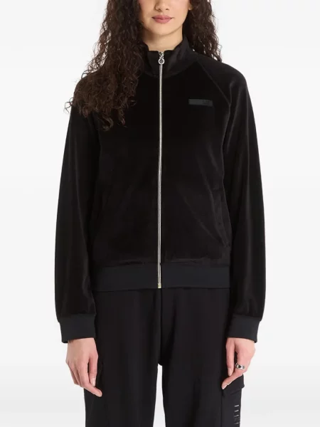 Hanorac cu fermoar Ea7 Emporio Armani negru