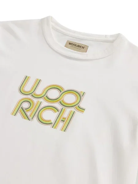 Dětské tričko Woolrich bílé