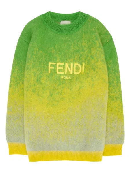 Bluza dziecięca Fendi zielona