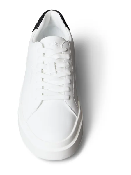 Sneakerși Calvin Klein Jeans chunky alb