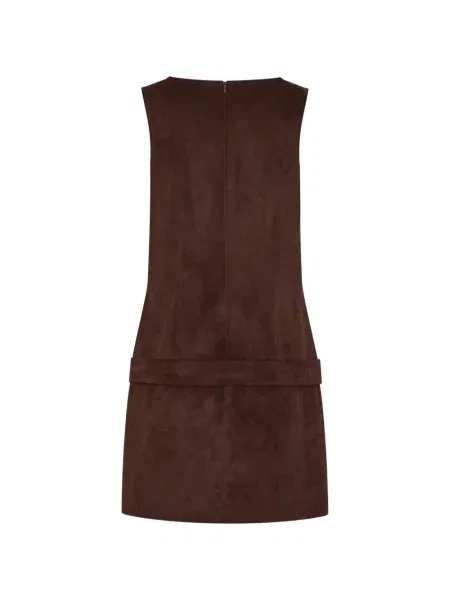 Rochie Milly cu funde maro