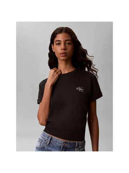 Majica Calvin Klein Jeans crna