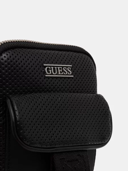 Кожаная сумка Guess