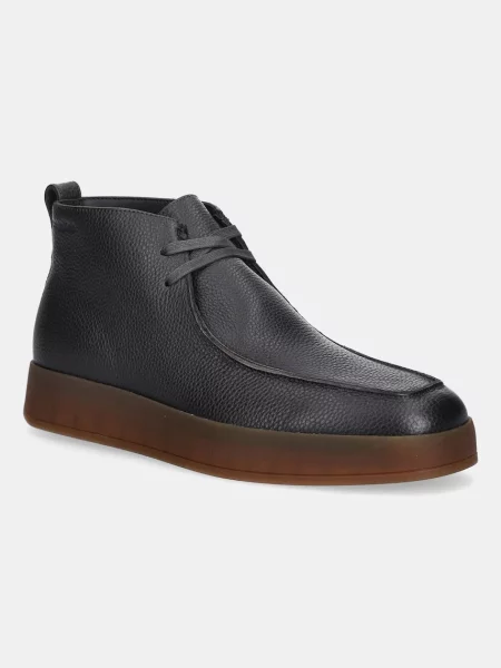Кожени половинки обувки Calvin Klein HYBRID CUP APRON BOOT LTH мъжки кафяво