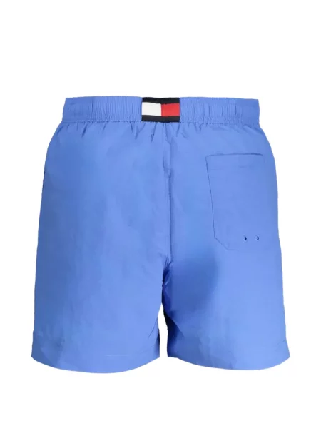 Slip de baie Tommy Hilfiger cu cordon albastru