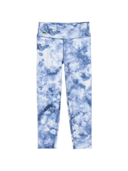 Leggings Lacoste cu aplicații albastru