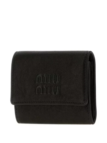 Portofel Miu Miu din piele negru