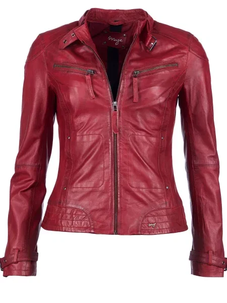 Maze Přechodná bunda Ryana třešeň červená