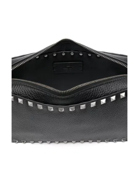 Torba crossbody Valentino Garavani skórzana czarna