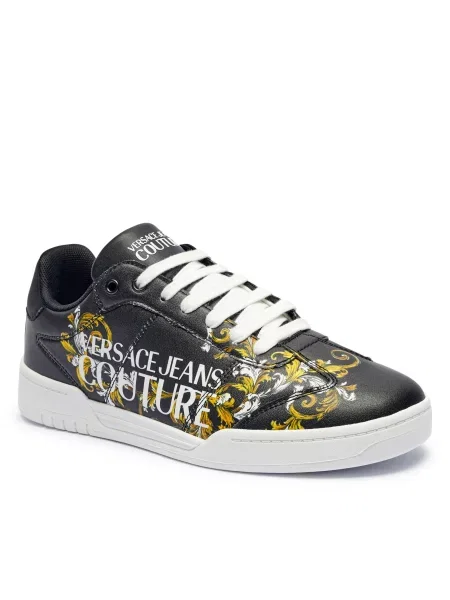 Versace Jeans Couture Sneakers Fondo Brooklyn cu adaos de piele negru