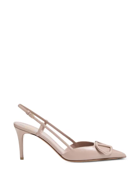 Pantofi cu toc Valentino Garavani slingback roz