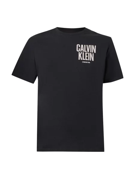 Calvin Klein Jeans Tricou / alb negru
